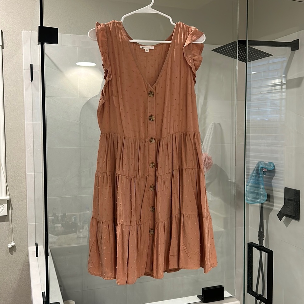 Blu Pepper dress with buttons